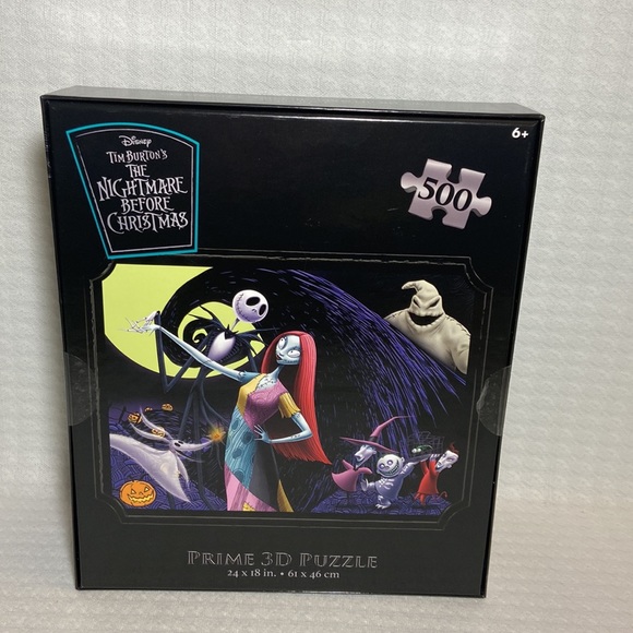 ⚓️Disney The Nightmare Before Christmas Tim Burton’s Prime 3D Puzzle - Picture 3 of 7